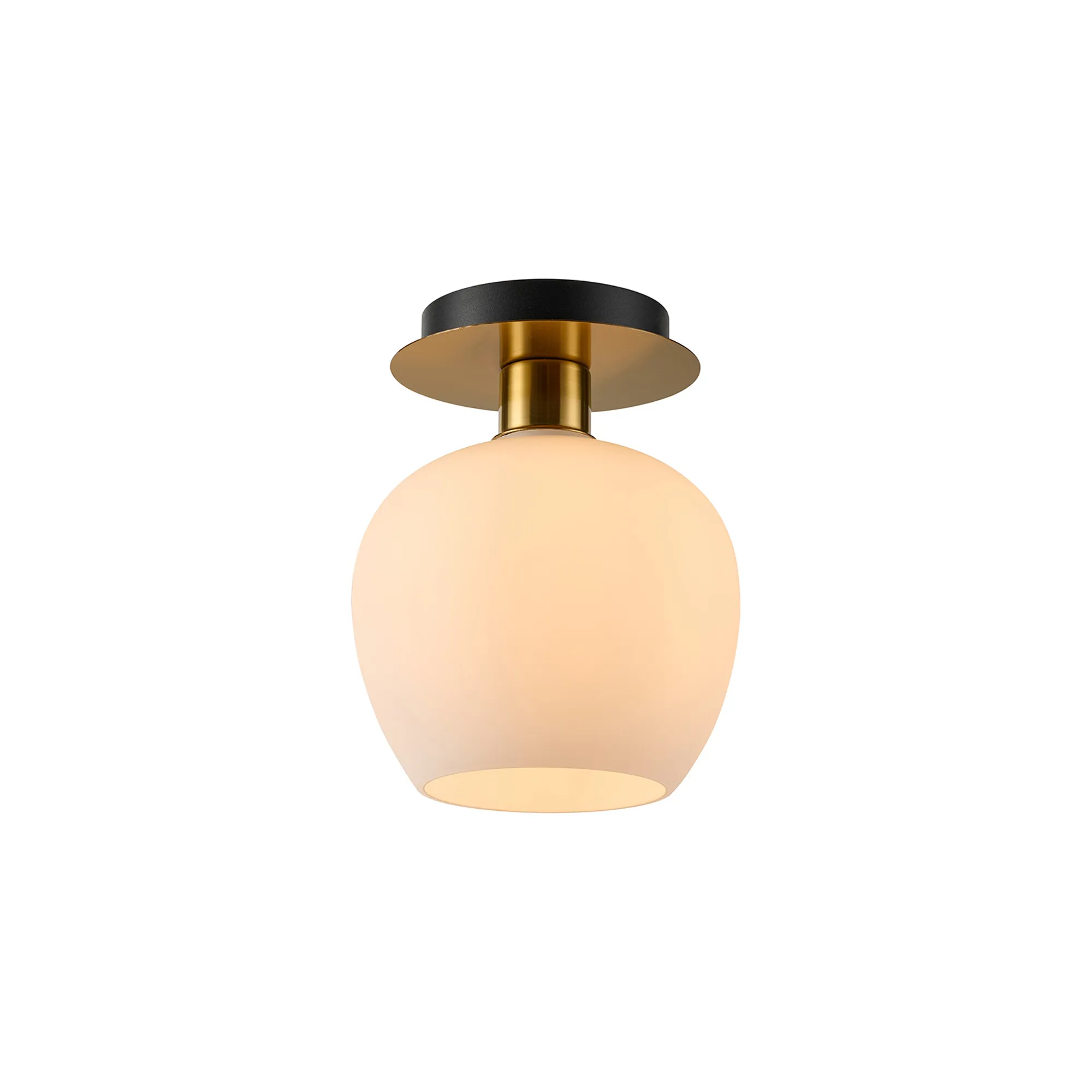 Lori Antique Gold Ceiling Lights Deco Flush Fittings